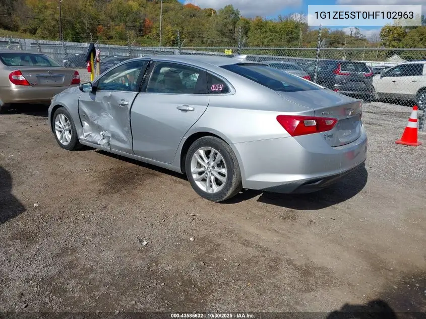 1G1ZE5ST0HF102963 2017 Chevrolet Malibu 1Lt