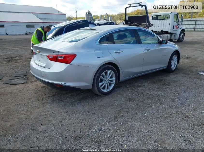 1G1ZE5ST0HF102963 2017 Chevrolet Malibu 1Lt