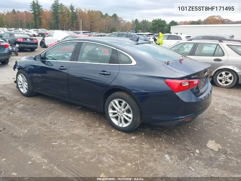 1G1ZE5ST8HF171495 2017 Chevrolet Malibu 1Lt