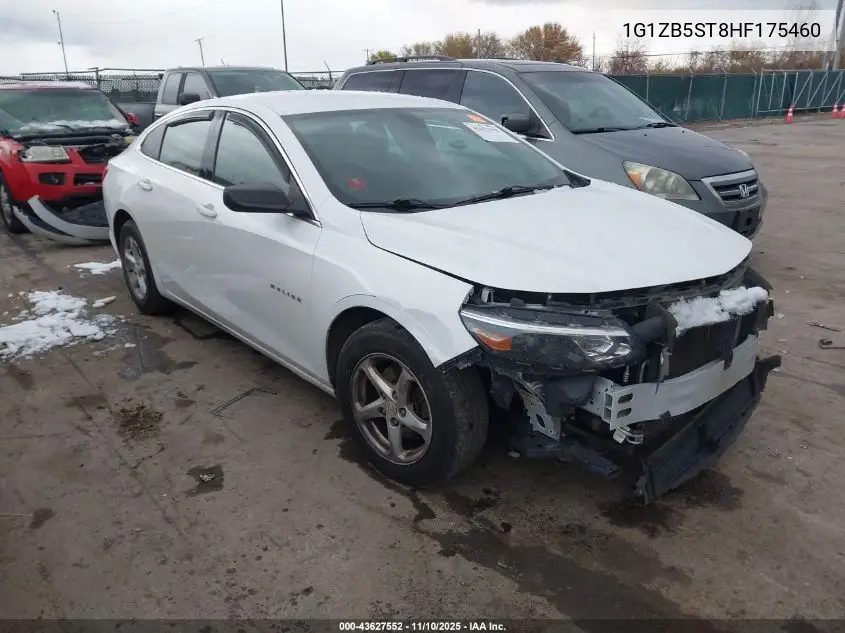 1G1ZB5ST8HF175460 2017 Chevrolet Malibu Ls