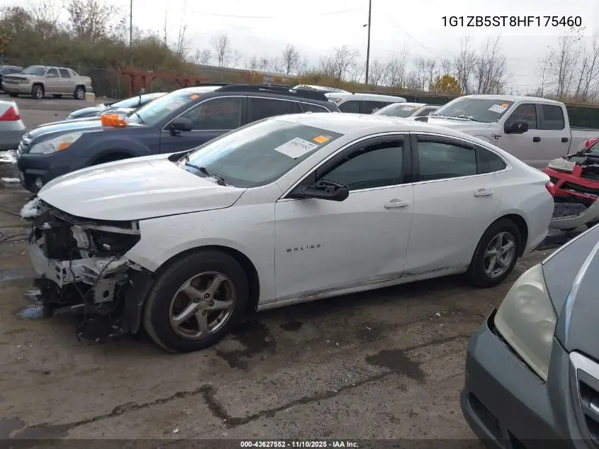1G1ZB5ST8HF175460 2017 Chevrolet Malibu Ls