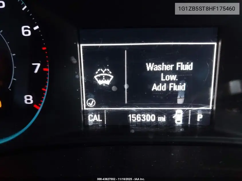 1G1ZB5ST8HF175460 2017 Chevrolet Malibu Ls