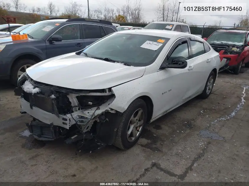 1G1ZB5ST8HF175460 2017 Chevrolet Malibu Ls