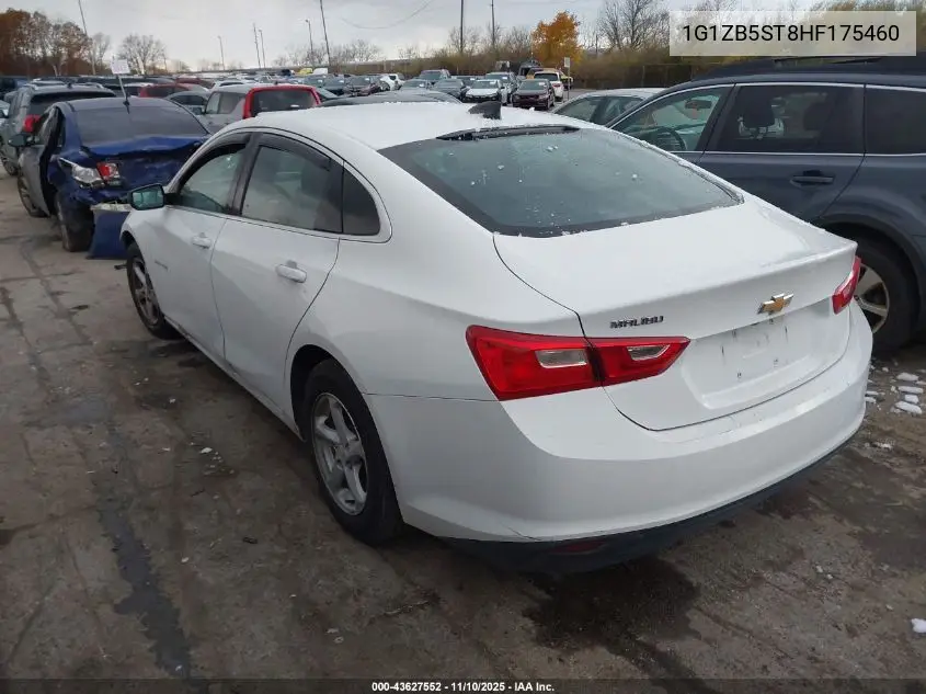 1G1ZB5ST8HF175460 2017 Chevrolet Malibu Ls