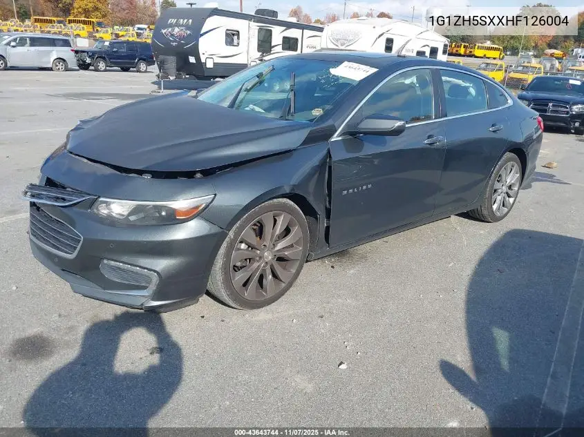 1G1ZH5SXXHF126004 2017 Chevrolet Malibu Premier