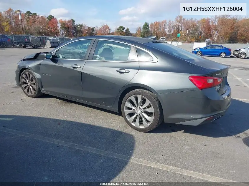 1G1ZH5SXXHF126004 2017 Chevrolet Malibu Premier