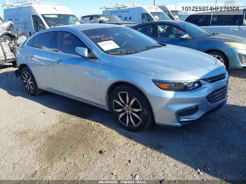 1G1ZE5ST4HF276504 2017 Chevrolet Malibu 1Lt