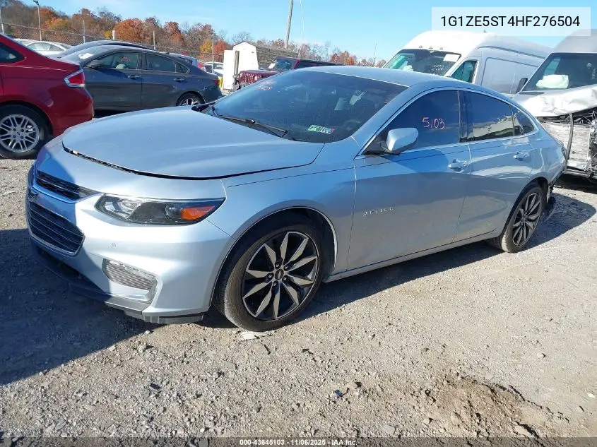 1G1ZE5ST4HF276504 2017 Chevrolet Malibu 1Lt