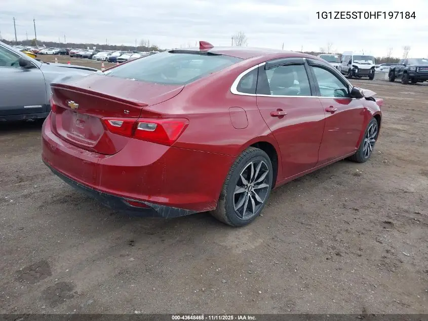 1G1ZE5ST0HF197184 2017 Chevrolet Malibu 1Lt