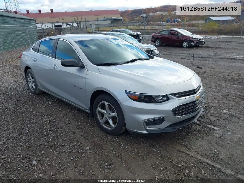 1G1ZB5ST2HF244918 2017 Chevrolet Malibu Ls