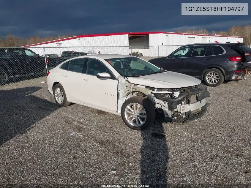 1G1ZE5ST8HF104797 2017 Chevrolet Malibu 1Lt