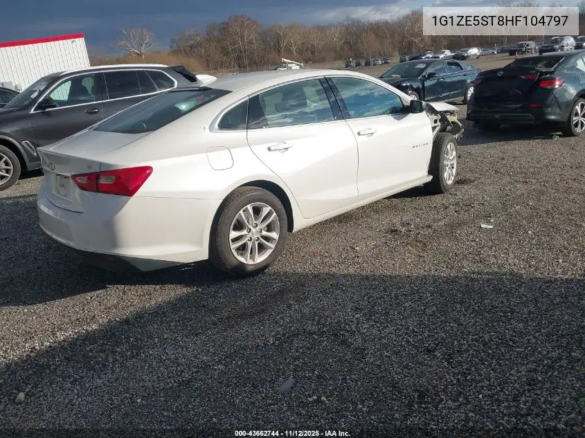 1G1ZE5ST8HF104797 2017 Chevrolet Malibu 1Lt