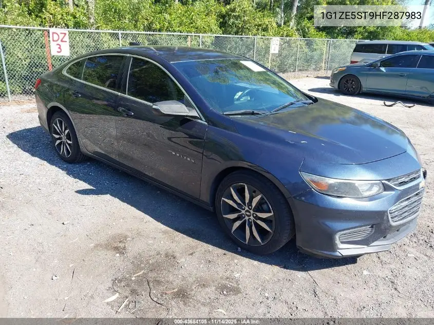 1G1ZE5ST9HF287983 2017 Chevrolet Malibu 1Lt
