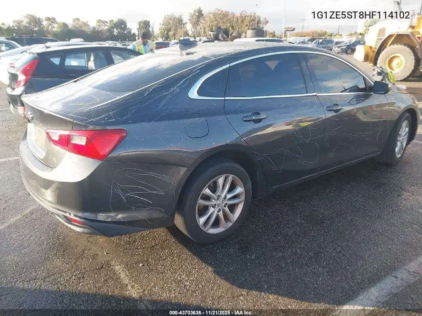 1G1ZE5ST8HF114102 2017 Chevrolet Malibu 1Lt