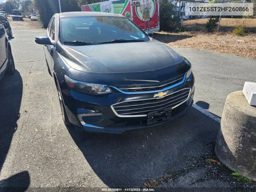 1G1ZE5ST2HF260866 2017 Chevrolet Malibu 1Lt