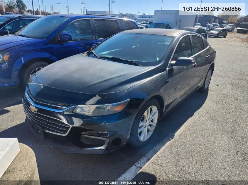 1G1ZE5ST2HF260866 2017 Chevrolet Malibu 1Lt
