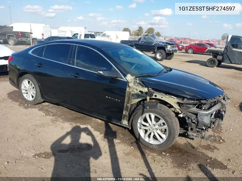 1G1ZE5ST5HF274597 2017 Chevrolet Malibu 1Lt