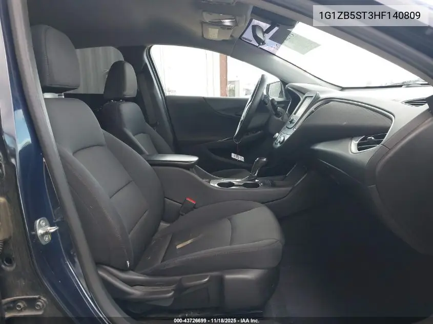 1G1ZB5ST3HF140809 2017 Chevrolet Malibu Ls