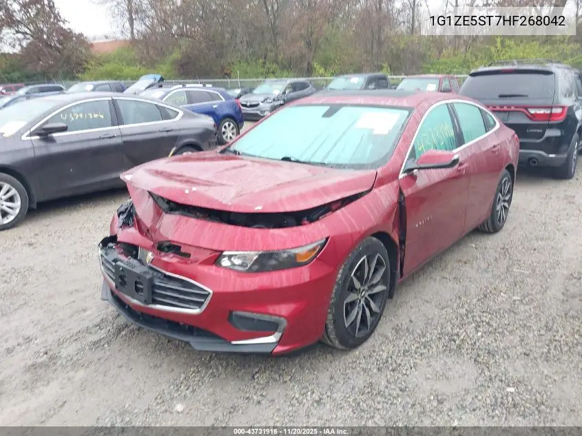 1G1ZE5ST7HF268042 2017 Chevrolet Malibu 1Lt