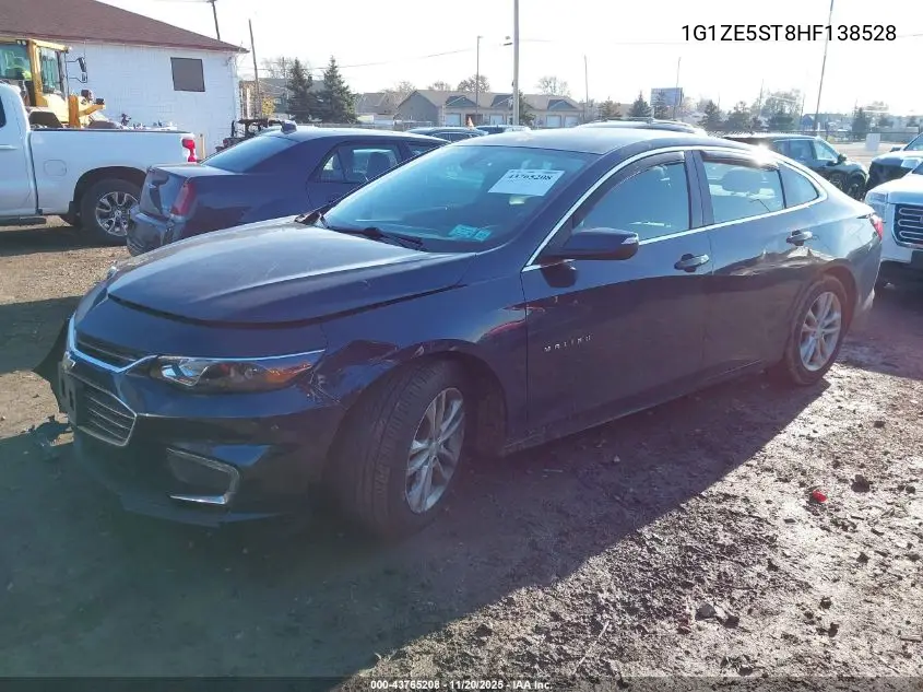 1G1ZE5ST8HF138528 2017 Chevrolet Malibu 1Lt