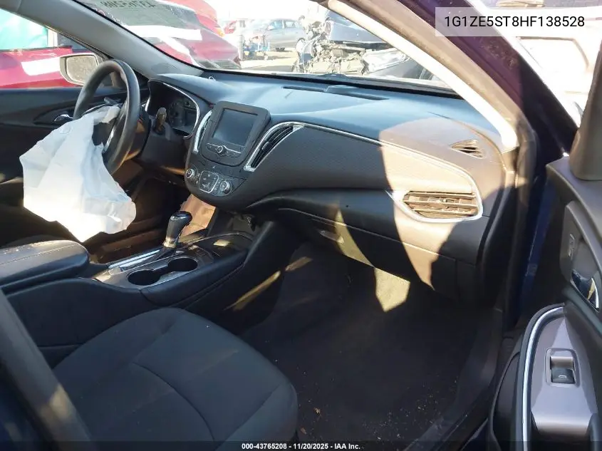 1G1ZE5ST8HF138528 2017 Chevrolet Malibu 1Lt