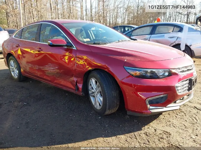 1G1ZE5ST7HF144983 2017 Chevrolet Malibu 1Lt