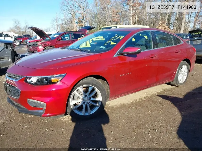 1G1ZE5ST7HF144983 2017 Chevrolet Malibu 1Lt