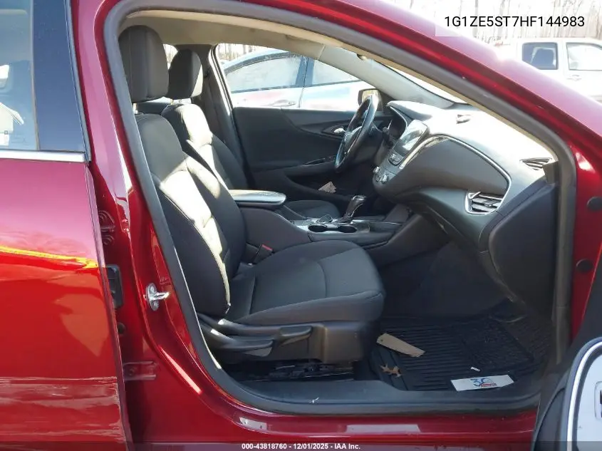 1G1ZE5ST7HF144983 2017 Chevrolet Malibu 1Lt