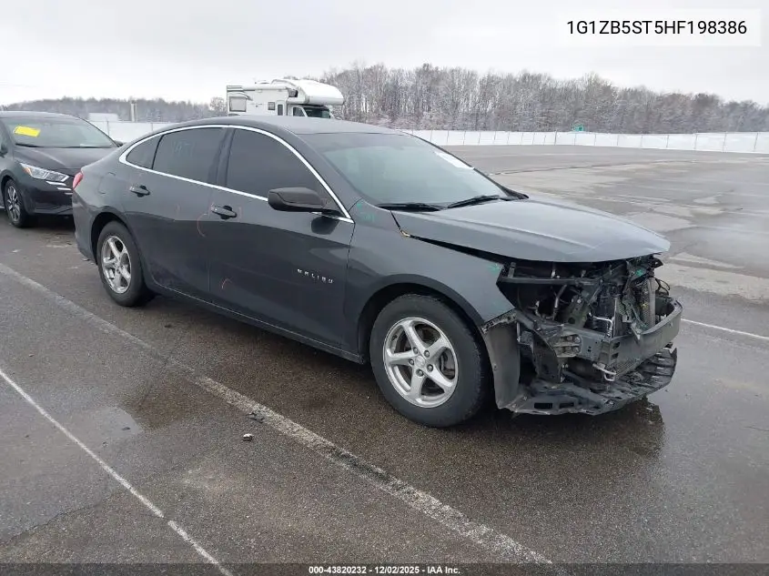 1G1ZB5ST5HF198386 2017 Chevrolet Malibu Ls