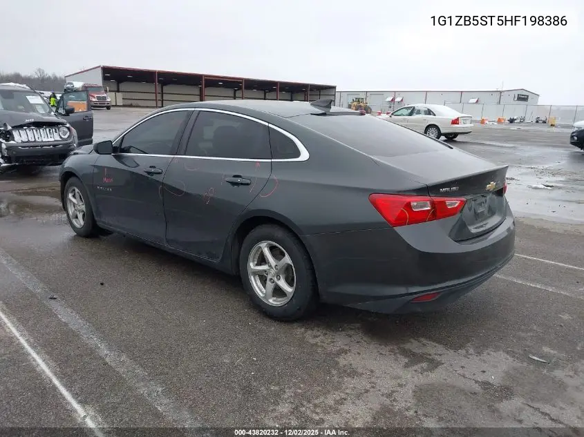 1G1ZB5ST5HF198386 2017 Chevrolet Malibu Ls