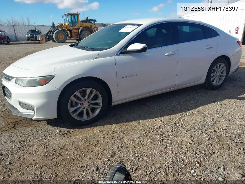1G1ZE5STXHF178397 2017 Chevrolet Malibu 1Lt