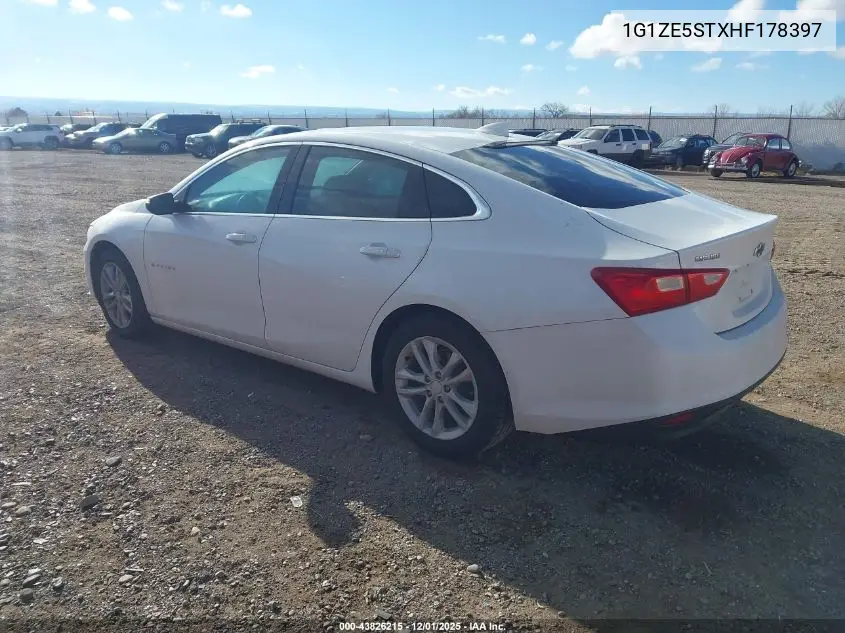 1G1ZE5STXHF178397 2017 Chevrolet Malibu 1Lt