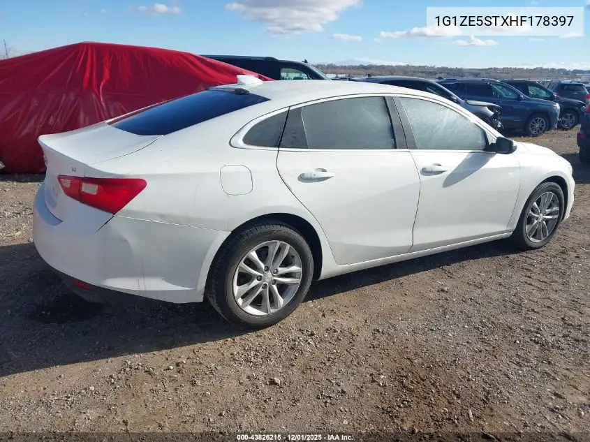 1G1ZE5STXHF178397 2017 Chevrolet Malibu 1Lt
