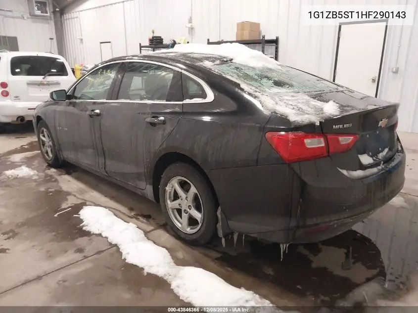 1G1ZB5ST1HF290143 2017 Chevrolet Malibu Ls