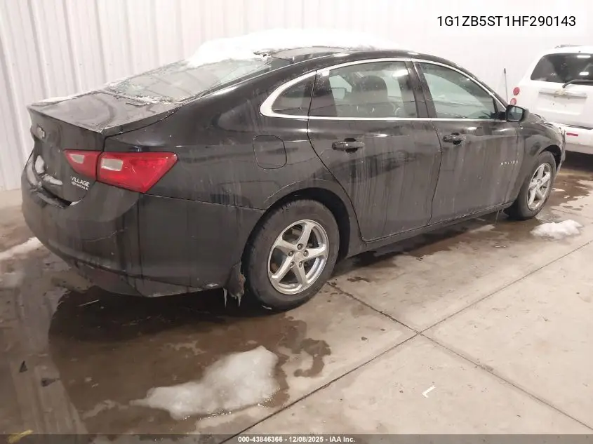 1G1ZB5ST1HF290143 2017 Chevrolet Malibu Ls
