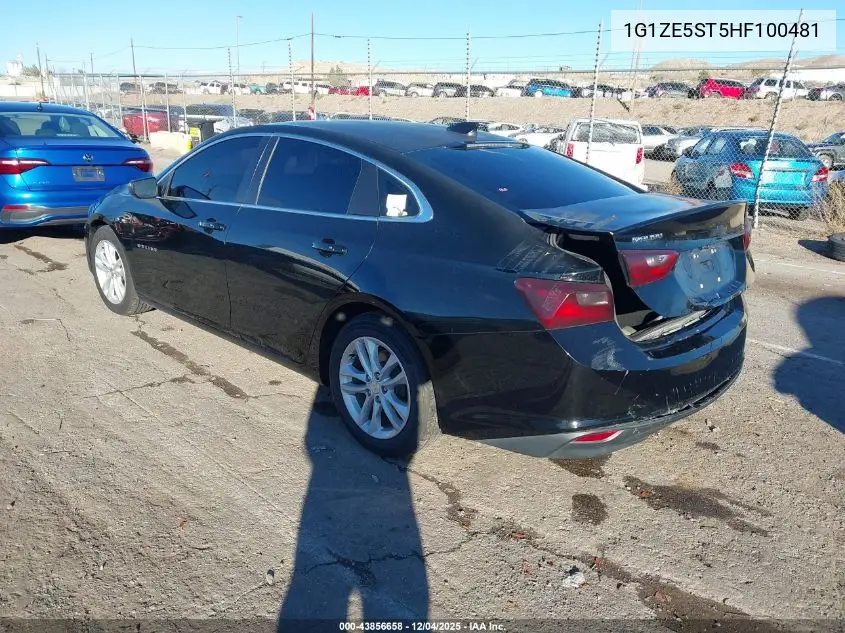 1G1ZE5ST5HF100481 2017 Chevrolet Malibu 1Lt