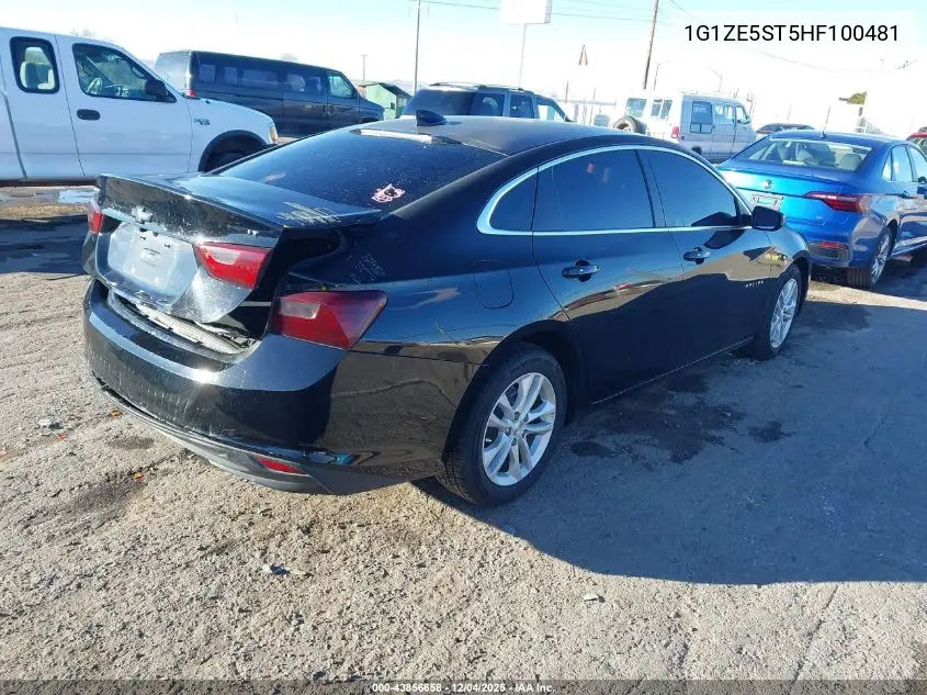 1G1ZE5ST5HF100481 2017 Chevrolet Malibu 1Lt