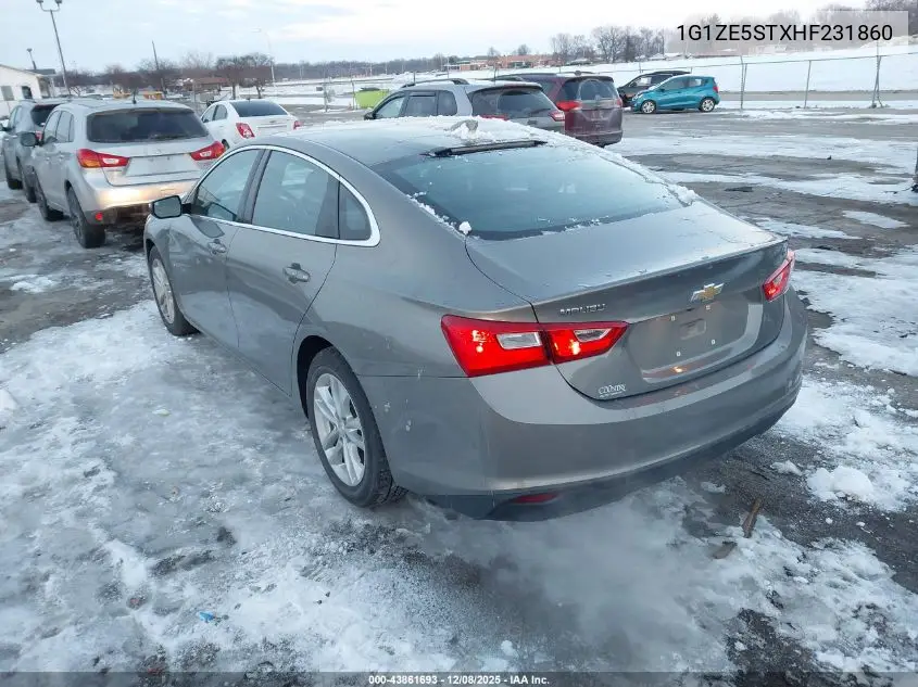 1G1ZE5STXHF231860 2017 Chevrolet Malibu 1Lt