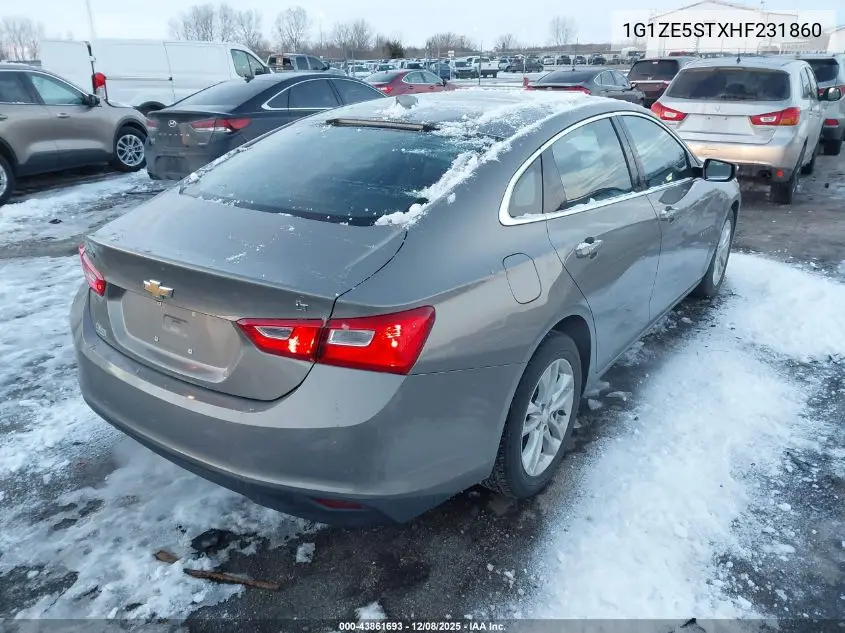 1G1ZE5STXHF231860 2017 Chevrolet Malibu 1Lt