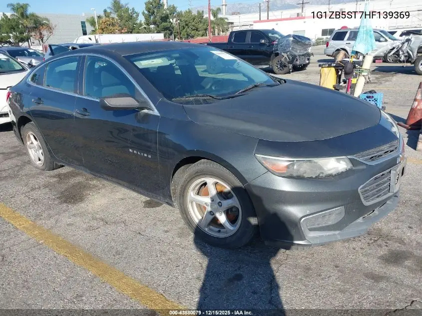 1G1ZB5ST7HF139369 2017 Chevrolet Malibu Ls