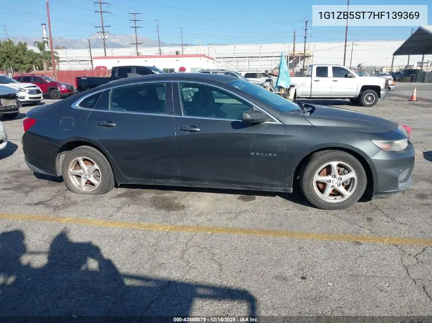 1G1ZB5ST7HF139369 2017 Chevrolet Malibu Ls