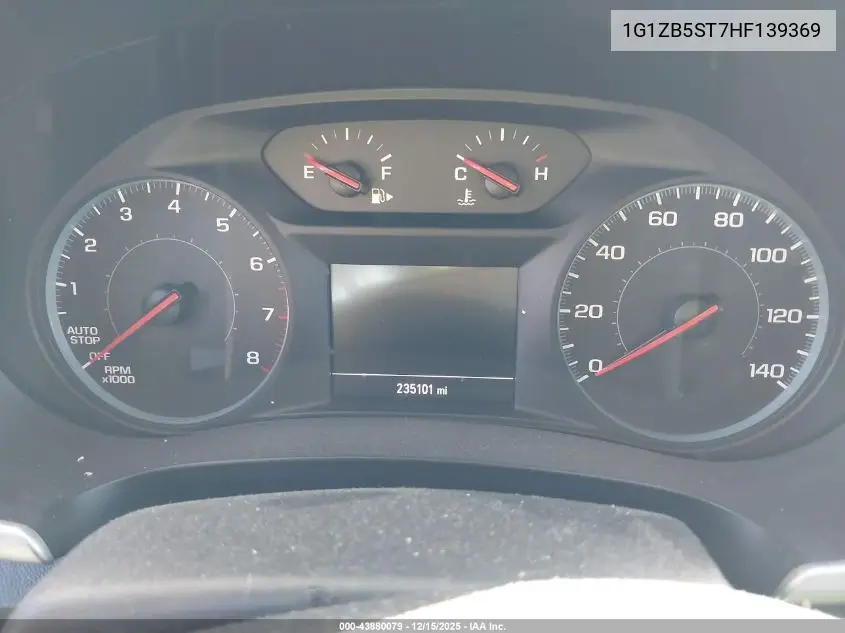 1G1ZB5ST7HF139369 2017 Chevrolet Malibu Ls
