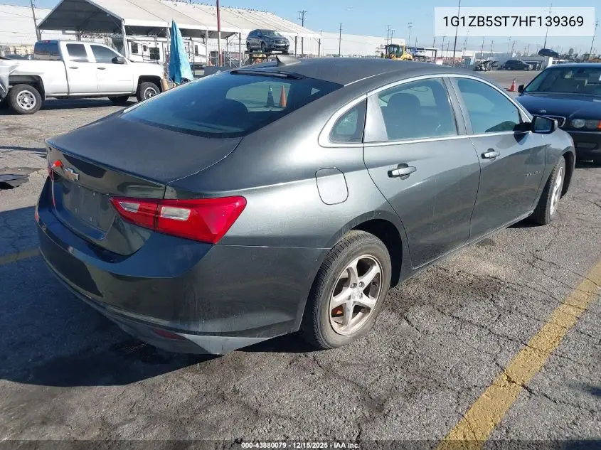 1G1ZB5ST7HF139369 2017 Chevrolet Malibu Ls