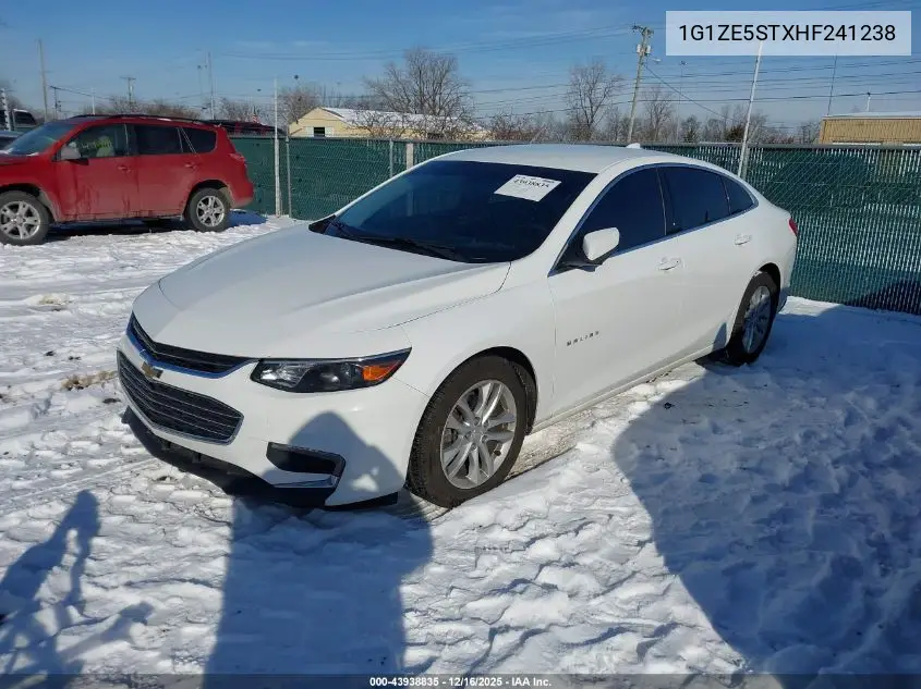 1G1ZE5STXHF241238 2017 Chevrolet Malibu 1Lt