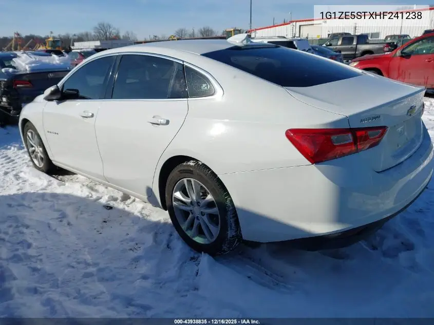 1G1ZE5STXHF241238 2017 Chevrolet Malibu 1Lt