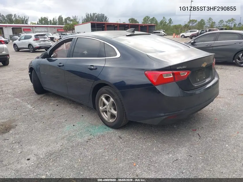 1G1ZB5ST3HF290855 2017 Chevrolet Malibu Ls