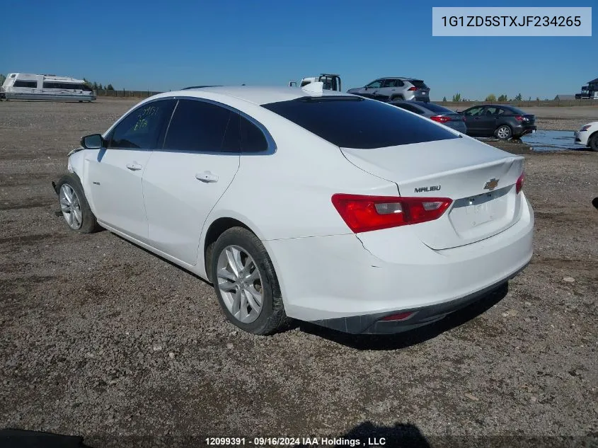 1G1ZD5STXJF234265 2018 Chevrolet Malibu