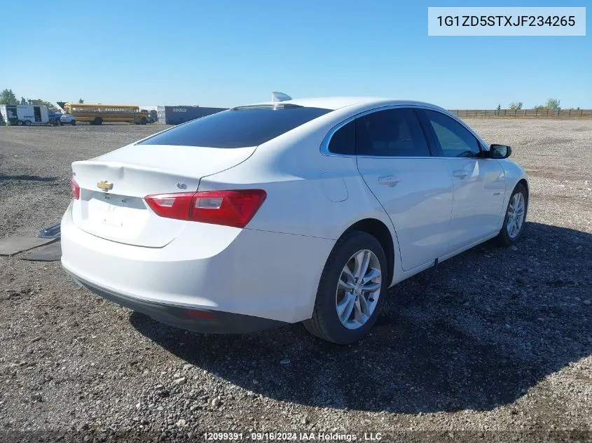 1G1ZD5STXJF234265 2018 Chevrolet Malibu