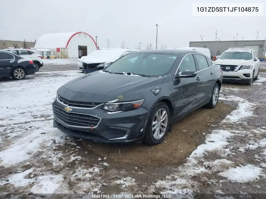 1G1ZD5ST1JF104875 2018 Chevrolet Malibu Lt