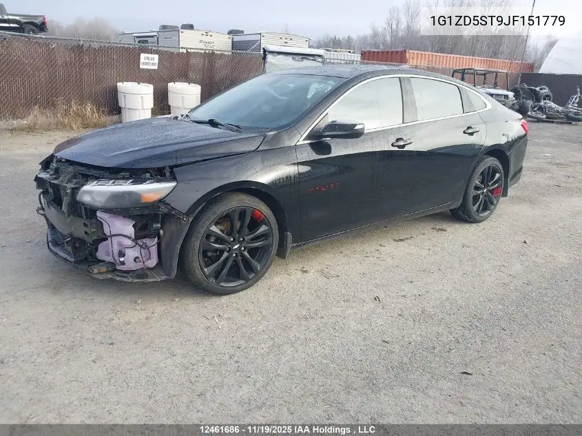 1G1ZD5ST9JF151779 2018 Chevrolet Malibu Lt
